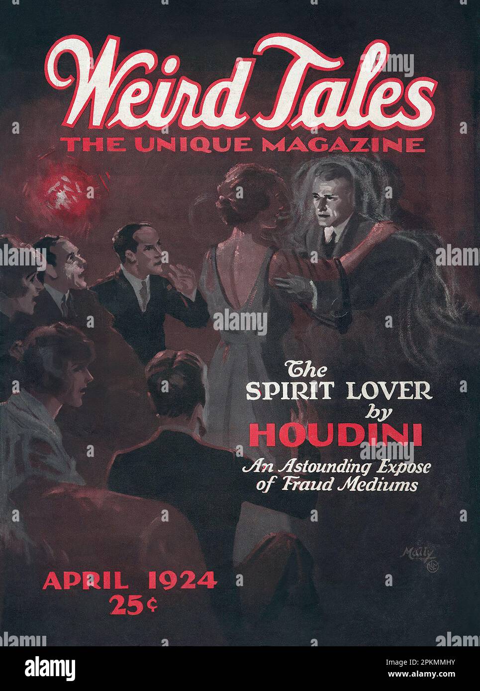 Copertina della rivista Houdini Weird Tales Foto Stock
