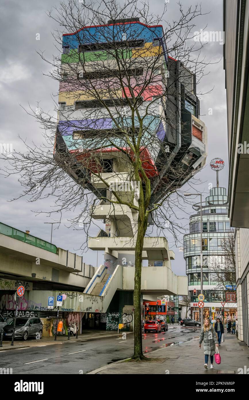 Bierpinsel, Schloßstraße, Steglitz, Steglitz-Zehlendorf, Berlino, Germania Foto Stock