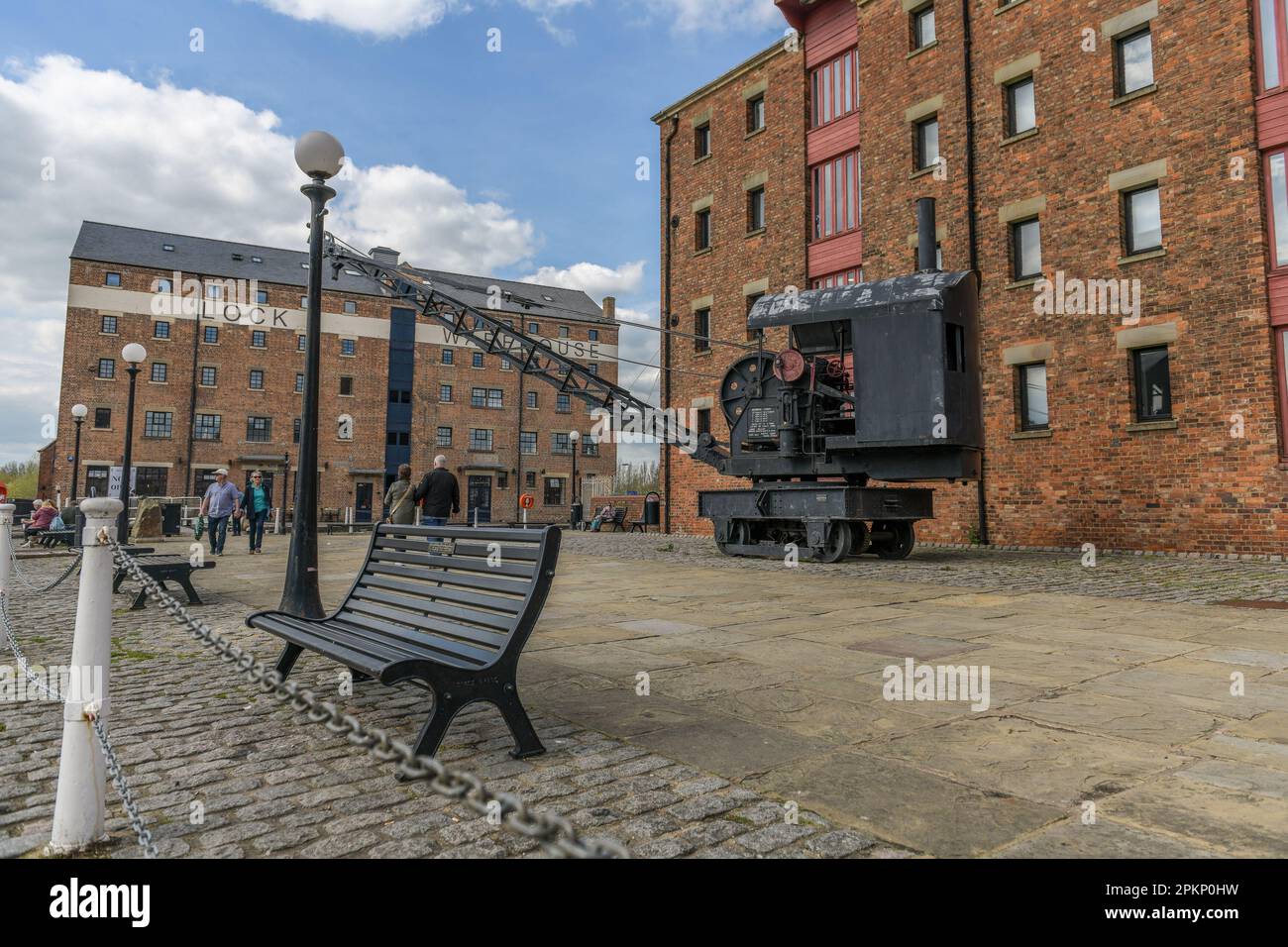 Gloucester Quays Foto Stock