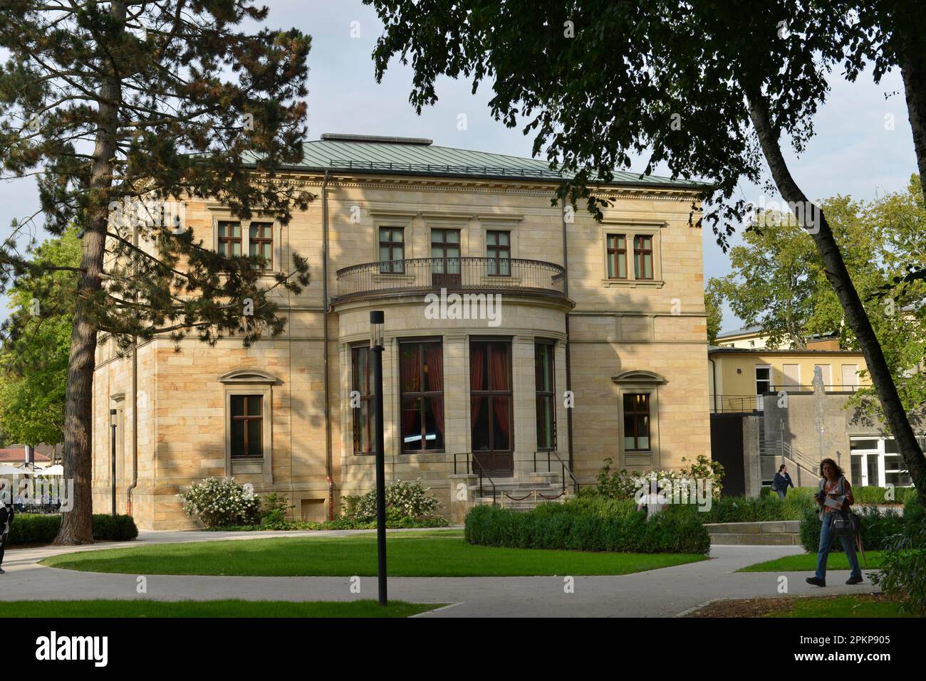 Villa Wahnfried, Richard-Wagner-Straße, Bayreuth, Baviera, Germania, Europa Foto Stock