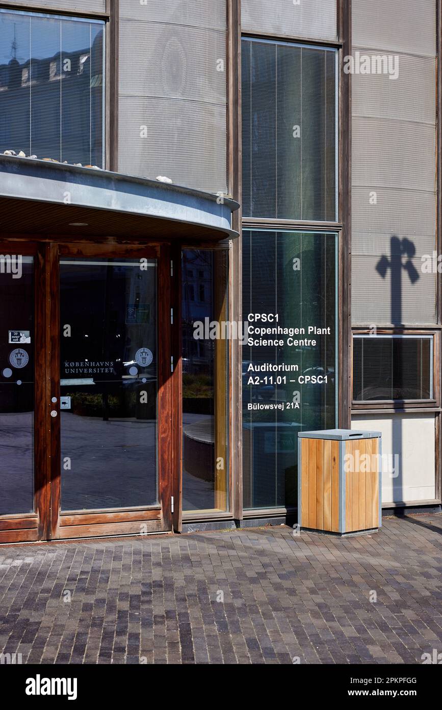 Copenhagen Plant Science Centre, CPSC1, Università di Copenaghen, campus di Frederiksberg; Bülowsvej, Frederiksberg, Danimarca Foto Stock