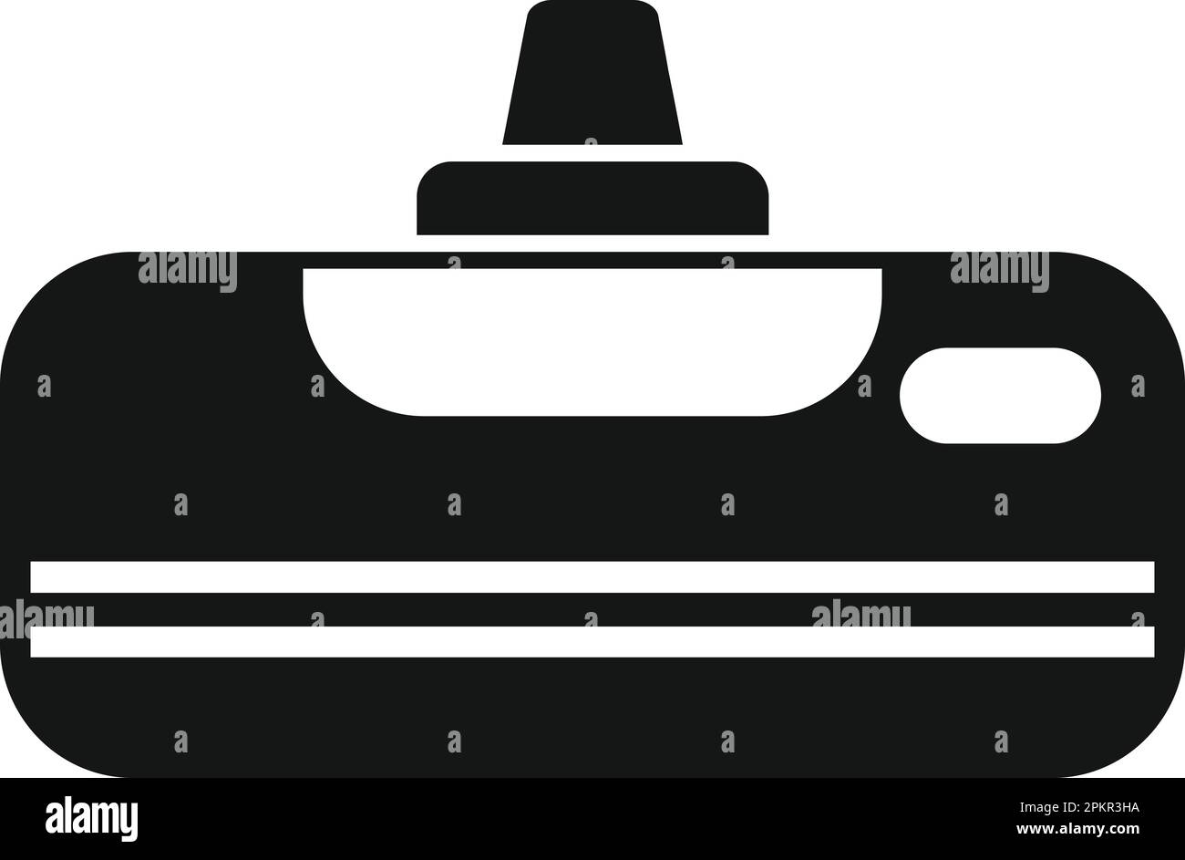 Occhiali futuristici icona semplice vettore. Maschera di gioco. Testina video Illustrazione Vettoriale