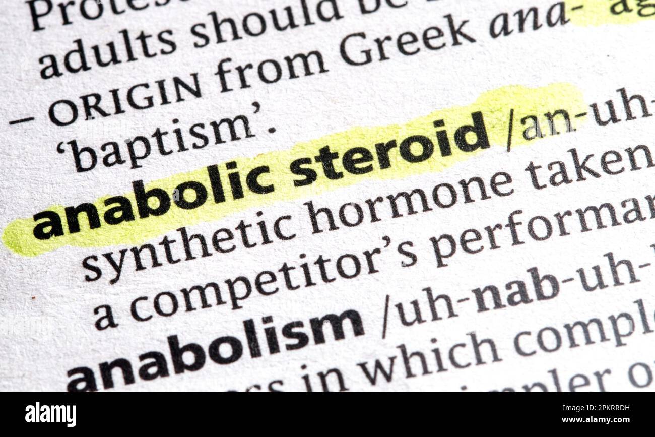 steroide anabolizzante Foto Stock