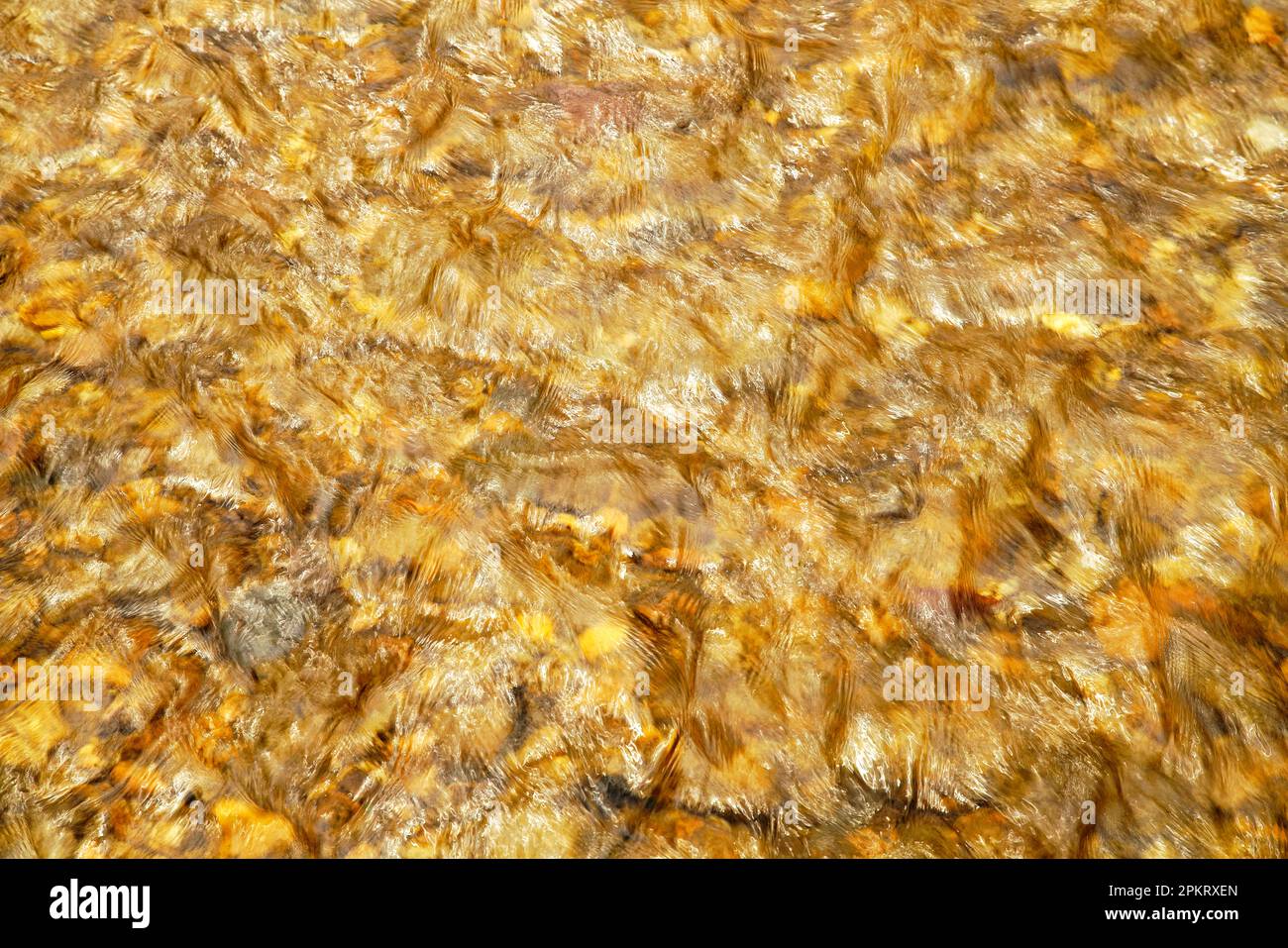 Luce applaiata sul Middle Patuxent River nella contea di Howard, Maryland Foto Stock