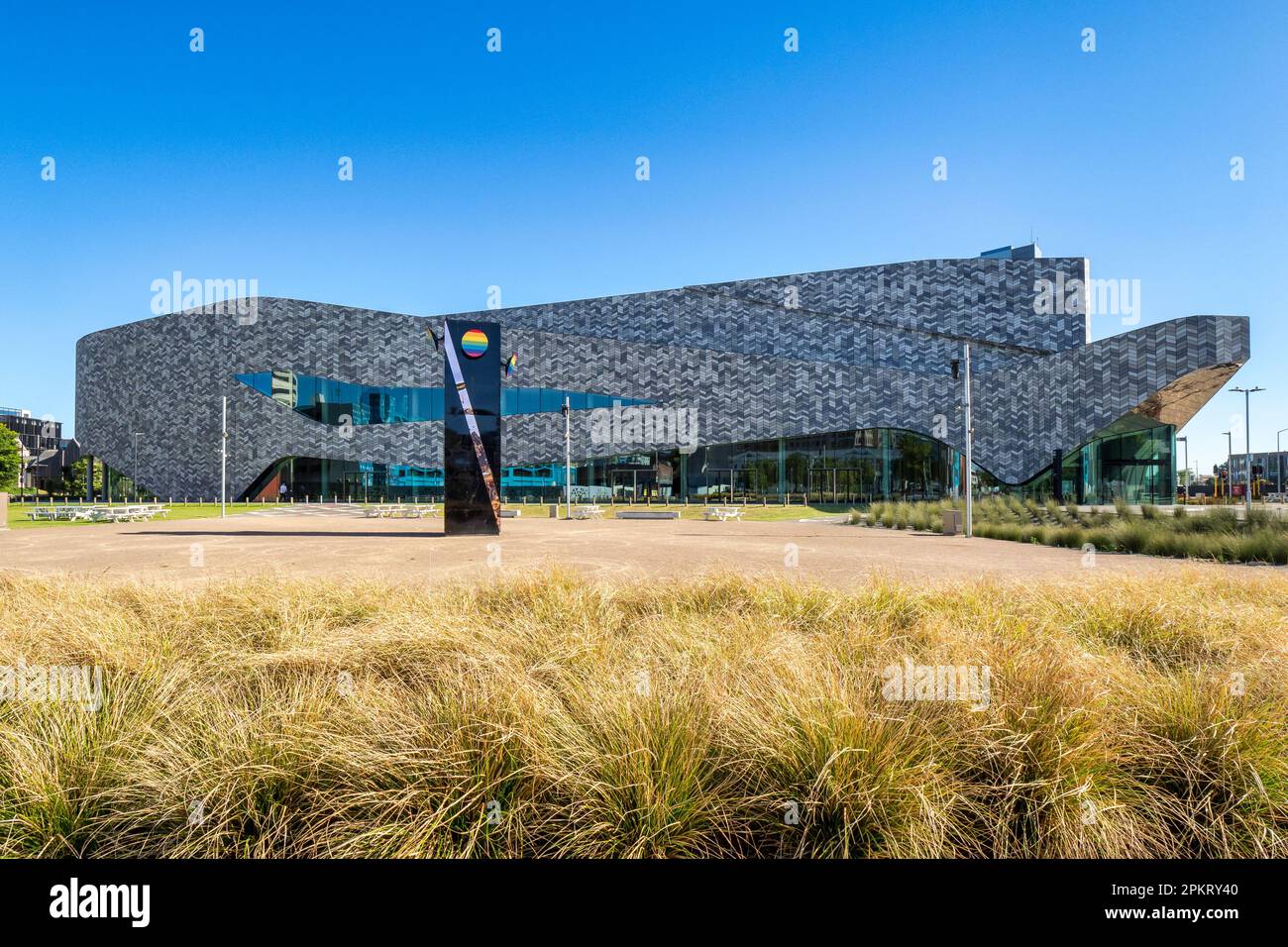 29 dicembre 2022: Christchurch, Canterbury, Nuova Zelanda - te Pae Convention Centre, una parte centrale della ricostruzione di Christchurch dopo il... Foto Stock