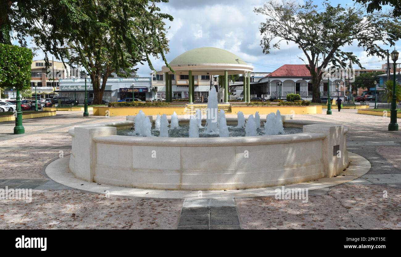 Piazza Añasco PR Foto Stock