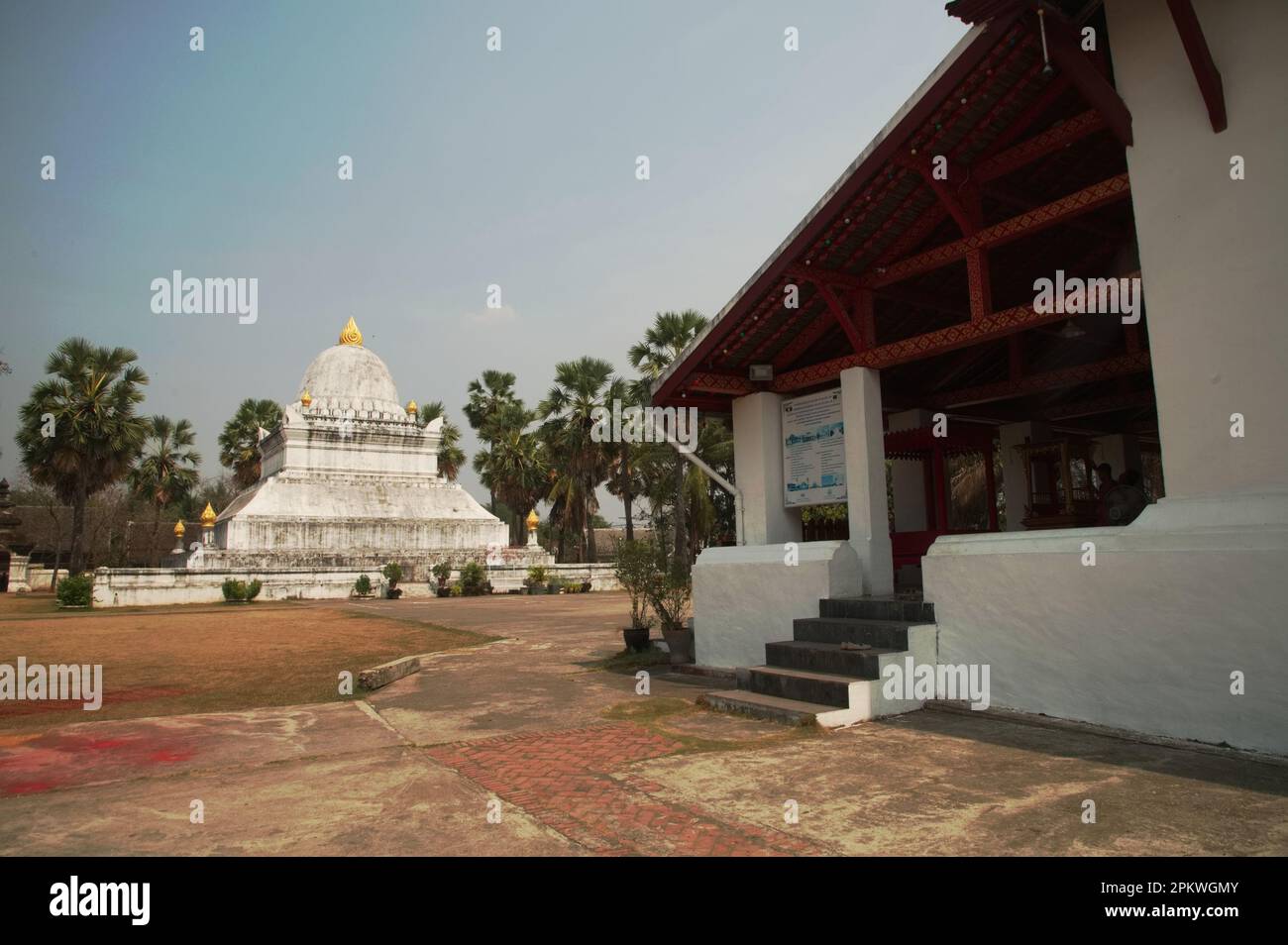 Il Lotus Stupa anche conosciuto come 'That Pathum' è una delle caratteristiche uniche di Wat Wisounrat è il Watermelon Stupa, noto come quel Makmo. Foto Stock