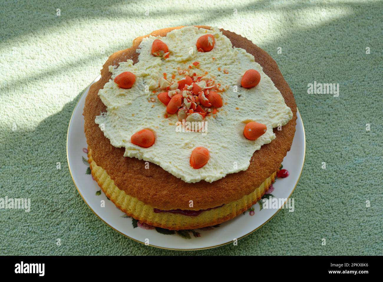 Una torta di Pasqua. Foto Stock