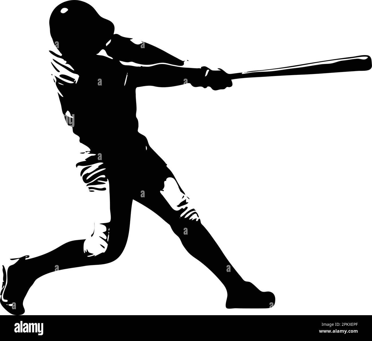 Giocatore di baseball abstract sketch Illustration - vettore Illustrazione Vettoriale