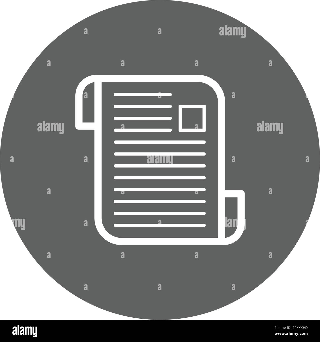 Articolo, blog post icona - uso perfetto per la progettazione e lo sviluppo di siti web, file stampati e presentazioni, materiali promozionali e molto altro. VEC Illustrazione Vettoriale