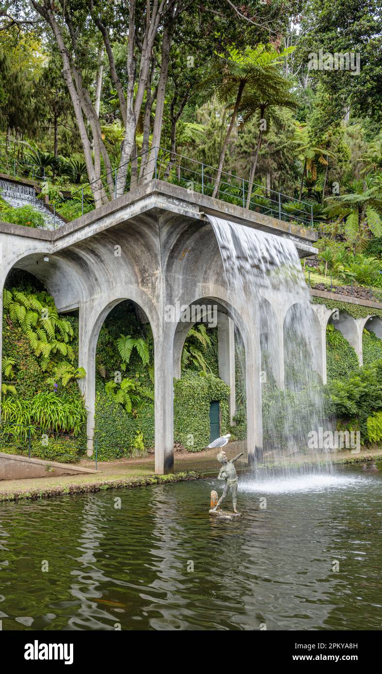 Monte Palace giardino tropicale, di Madera Foto Stock