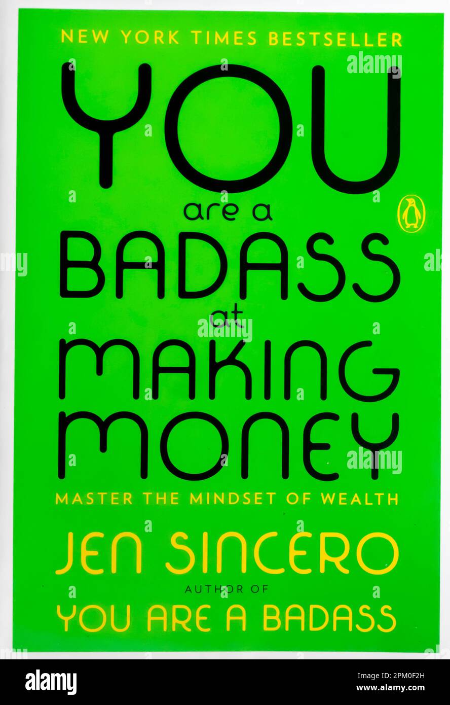 Tu sei un Badass: Come smettere di dubitare della tua grandezza e iniziare a vivere un libro di vita impressionante da Jen Sincero 2013 Foto Stock