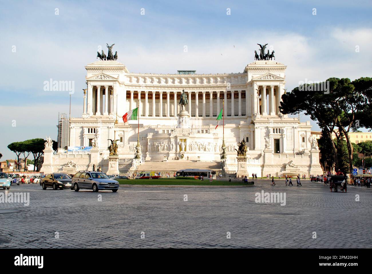 Monumento a Vittorio Emanuele II, Roma, Italia, Europa Foto Stock