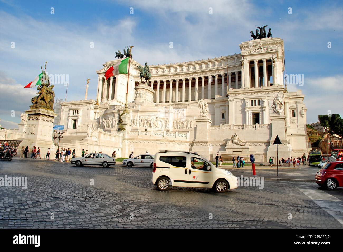 Monumento a Vittorio Emanuele II, Roma, Italia, Europa Foto Stock