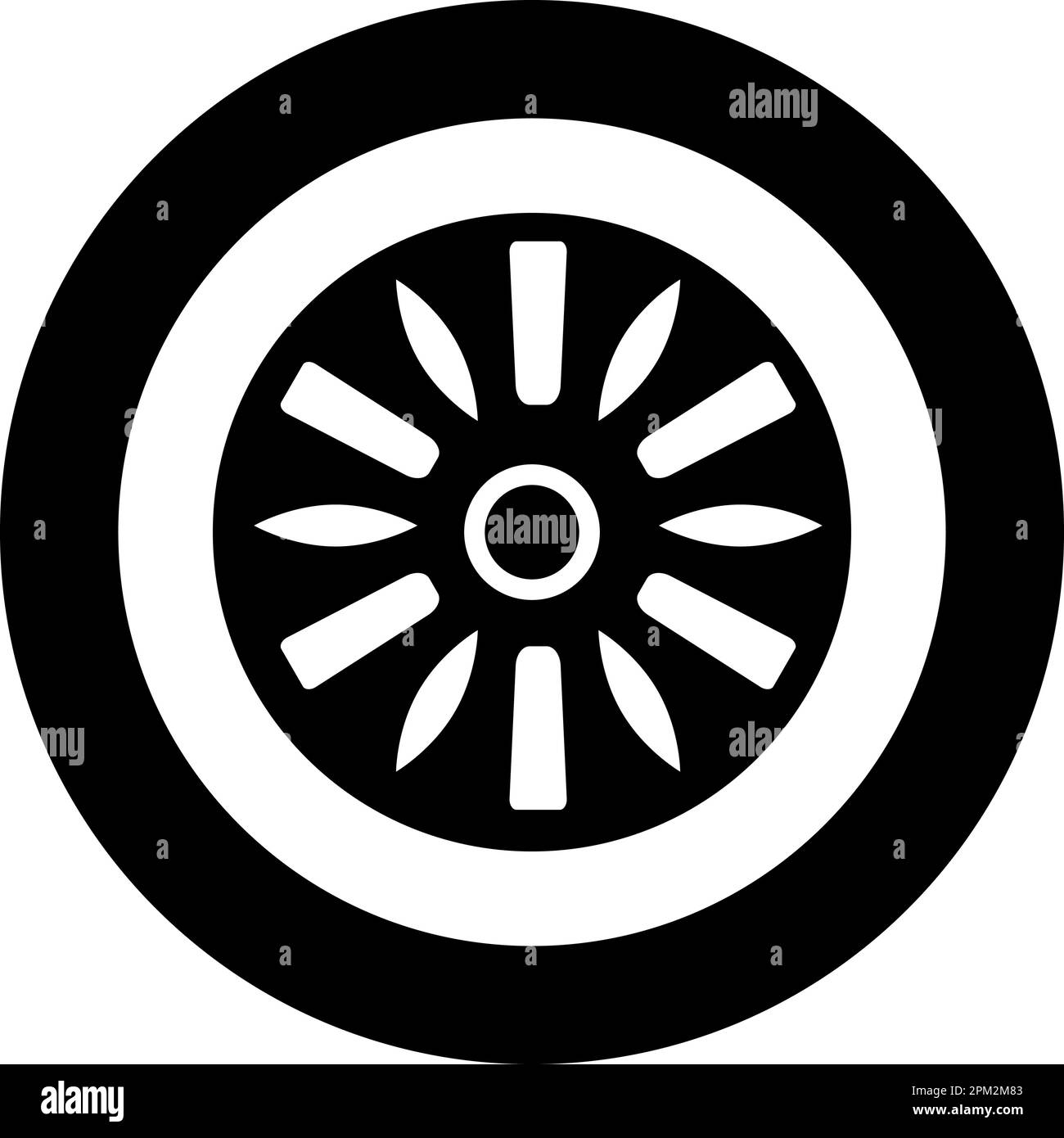 Tamburo industria cerchio rotondo icona in cerchio rotondo nero colore vettore illustrazione immagine solido contorno stile semplice Illustrazione Vettoriale