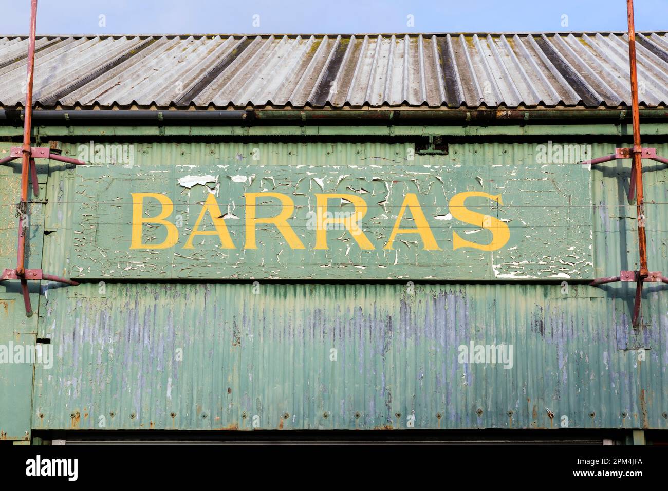 Cartello di mercato di Barras, Glasgow, Scozia, Regno Unito, Europa Foto Stock