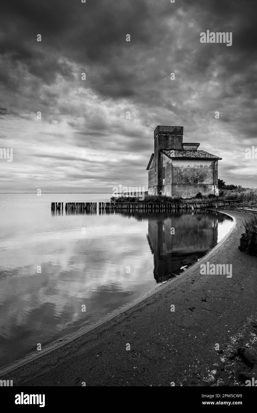 Delta del po Foto Stock