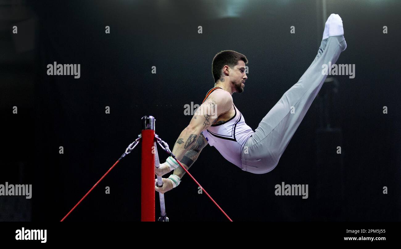 ANTALYA - Casimir Schmidt in azione sul tratto durante i campionati europei ad Antalya, Turchia. ANP IRIS VANDEN BROEK Foto Stock