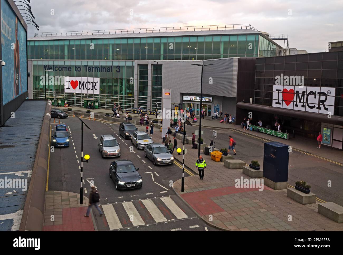 Aeroporto Internazionale di Manchester, Terminal 3, Greater Manchester, Inghilterra, Regno Unito, M90 1QX Foto Stock