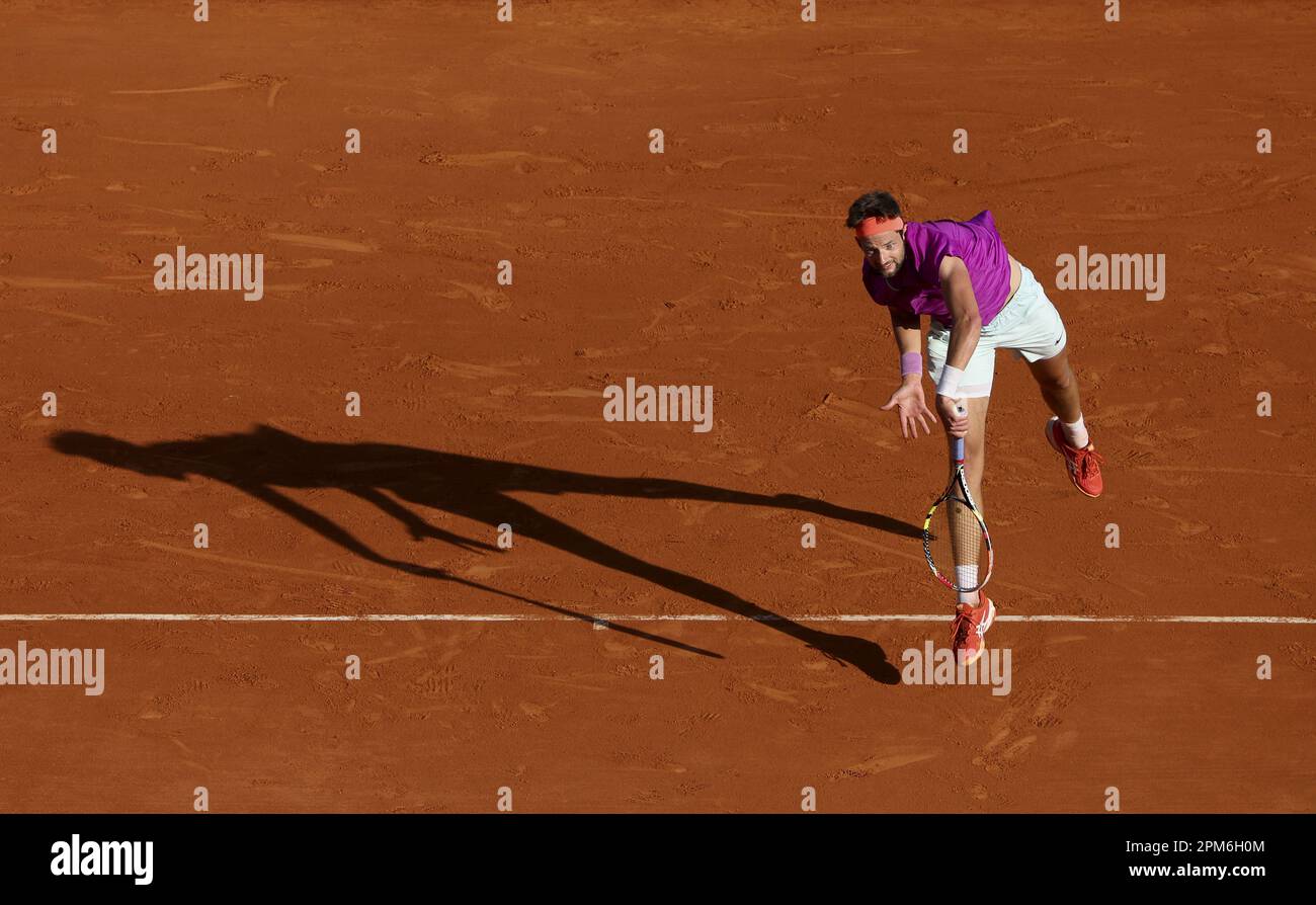 Ivan Gakhov di Russia durante il giorno 3 del Rolex Monte-Carlo Masters 2023, un evento di tennis ATP Masters 1000 il 11 aprile 2023 al Monte-Carlo Country Club di Roquebrune Cap Martin, Francia - Foto: Jean Catuffe/DPPI/LiveMedia Foto Stock