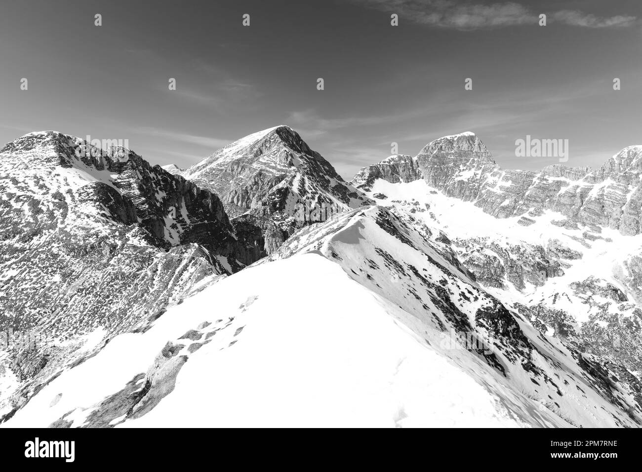 Le Dolomiti, la magia delle Alpi. Foto Stock