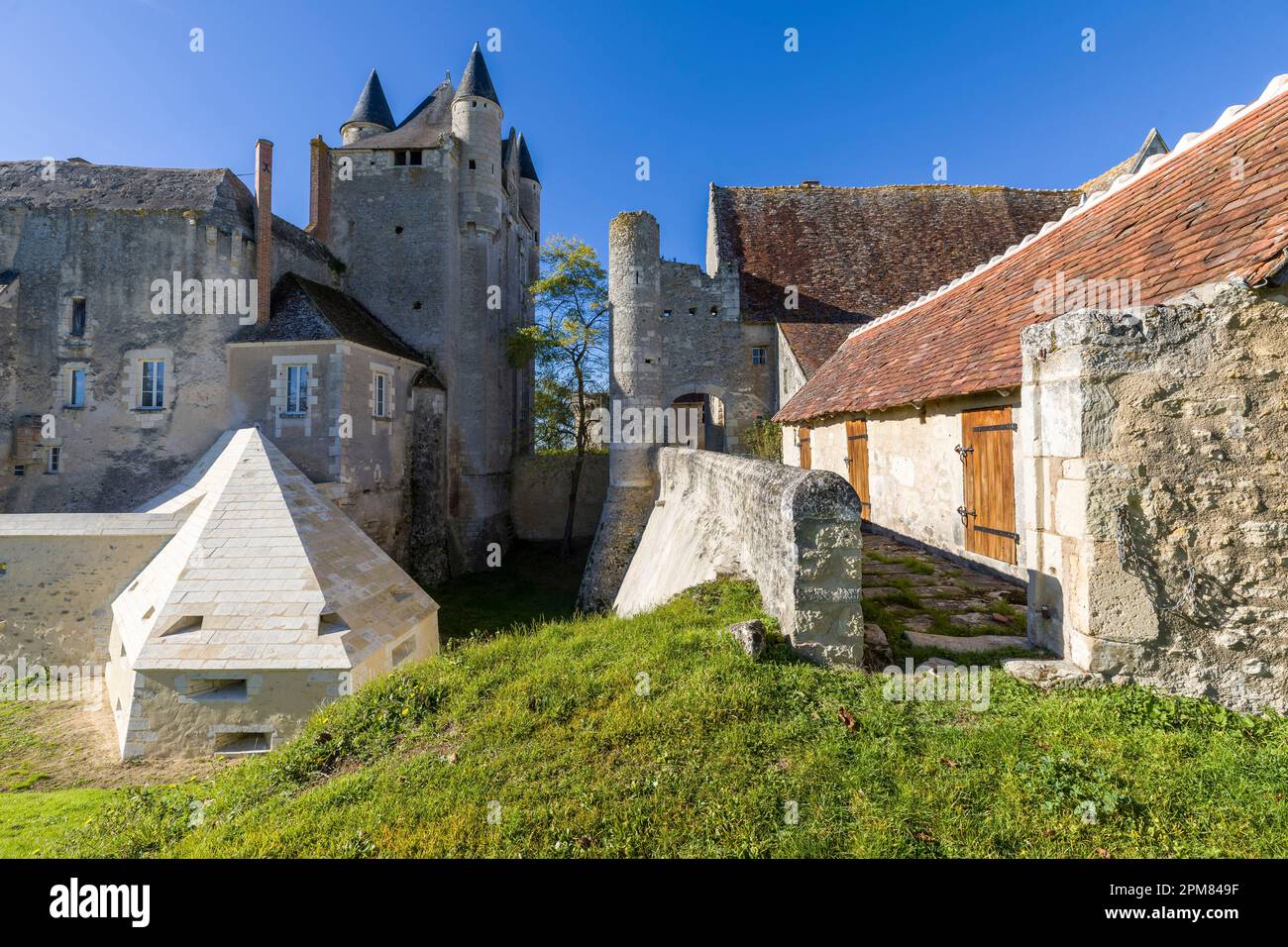 Francia, Indre et Loire, il caponiere e la prigione Foto Stock