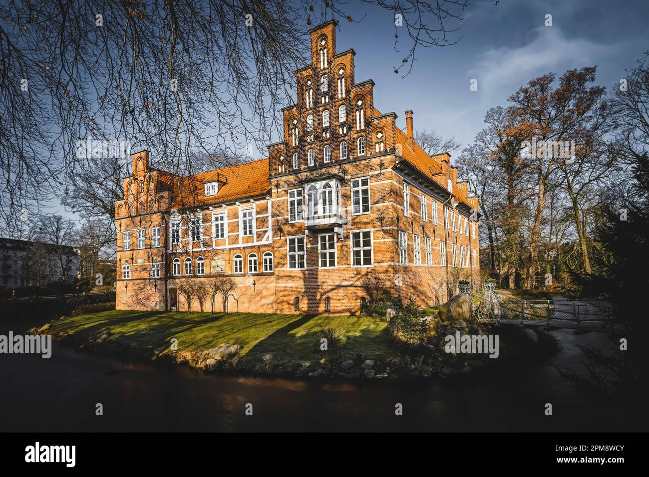 Schloss a Bergedorf, Amburgo, Germania Foto Stock