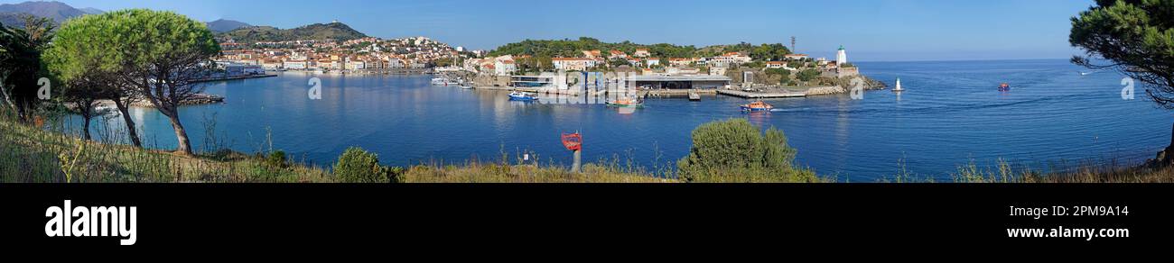 Port Vendres, Pyrénées-Orientales, Languedoc-Roussillon, Francia meridionale, Francia, Europa Foto Stock