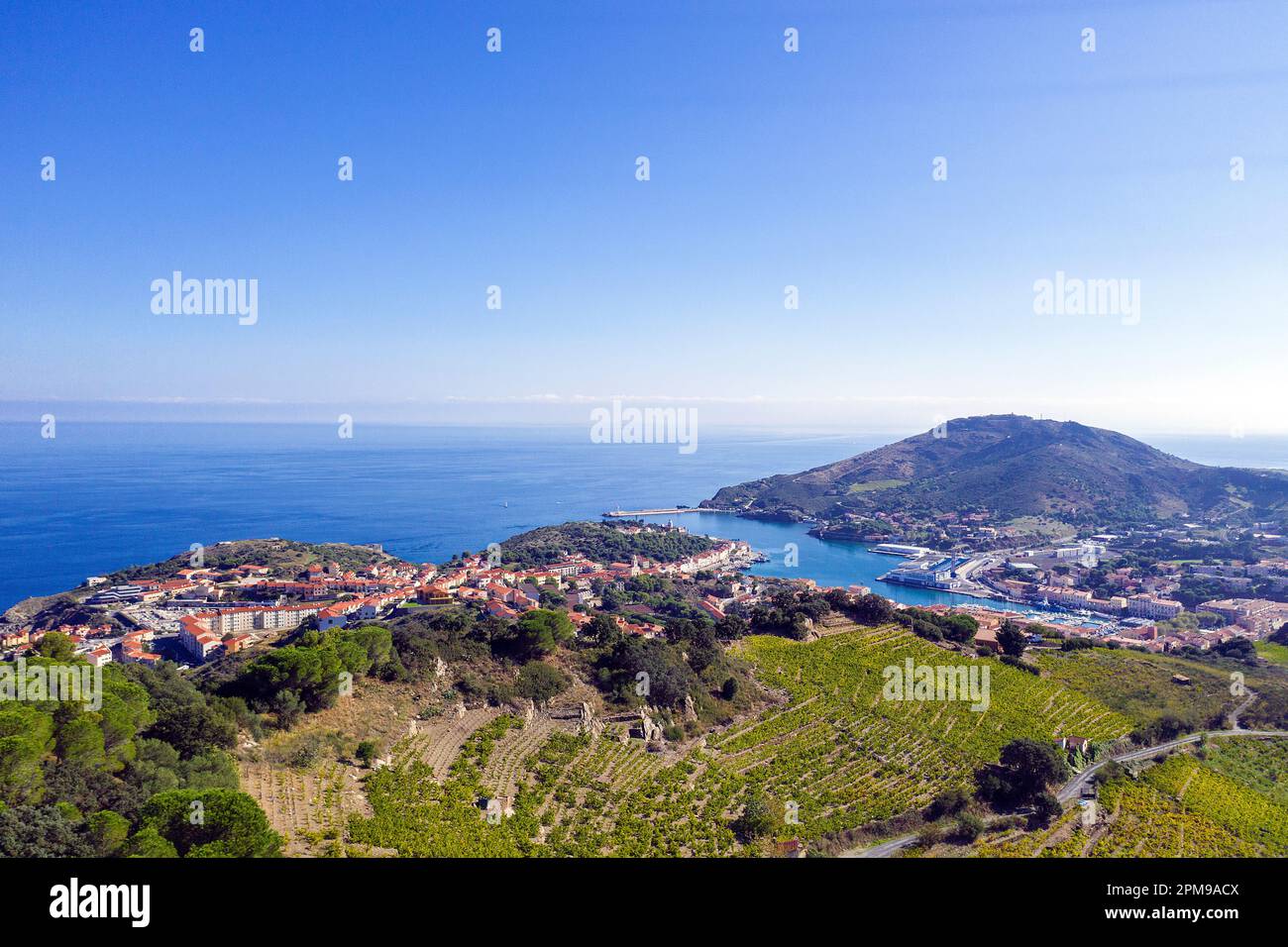 Port Vendres, Pyrénées-Orientales, Languedoc-Roussillon, Francia meridionale, Francia, Europa Foto Stock