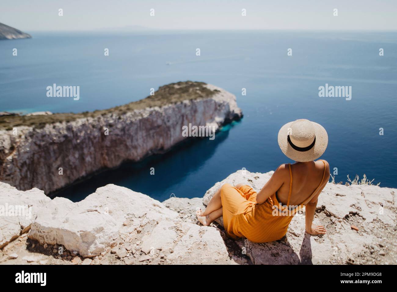 Croazia piena di vita e l'isola incontaminata più speciale lontana Foto Stock