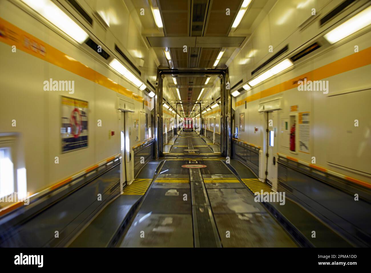 Eurotunnel, Folkestone, Gran Bretagna Foto Stock