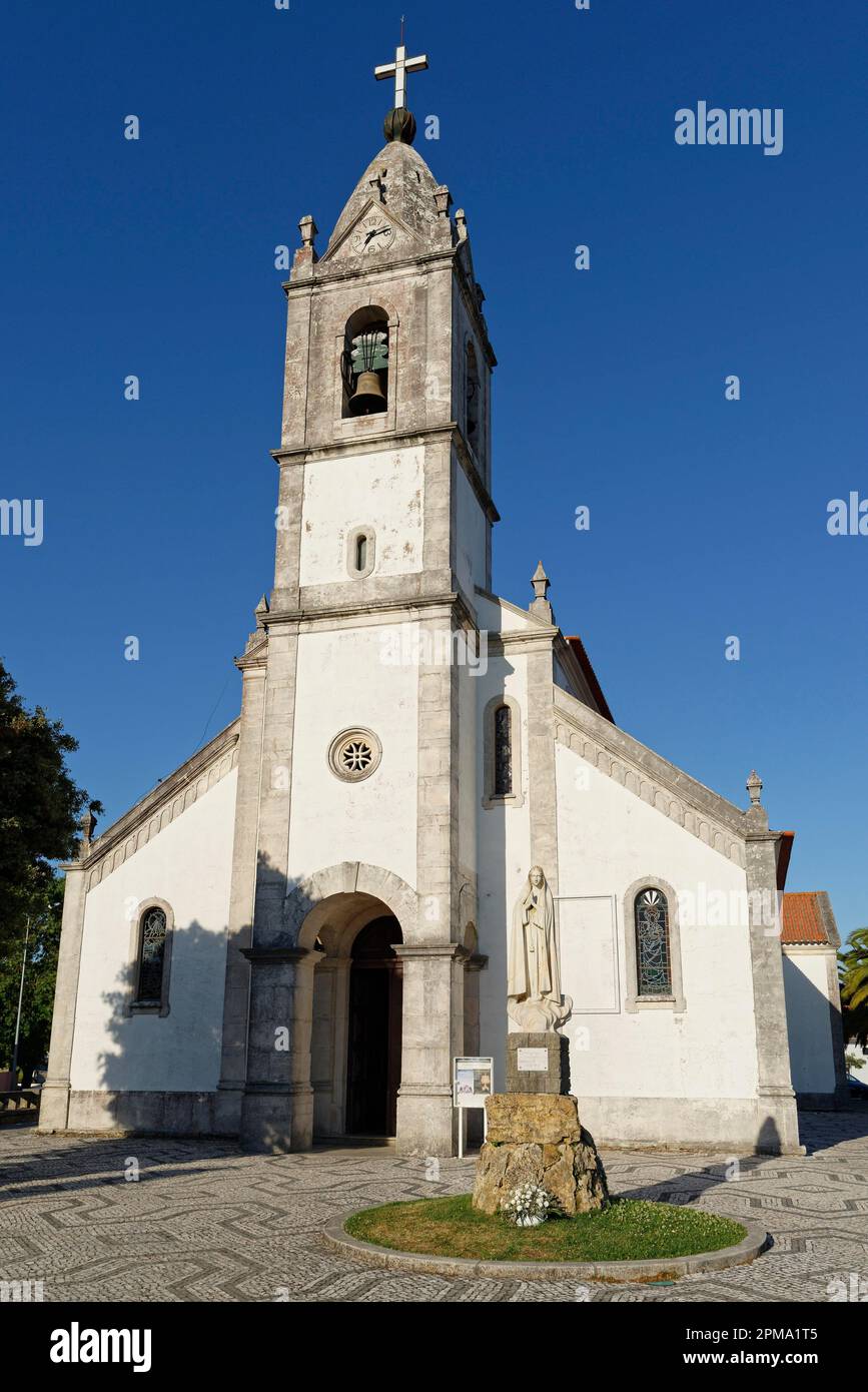 Chiesa Igreja Paroquial de Fatima, Chiesa Parrocchiale, Fatima, Portogallo Foto Stock