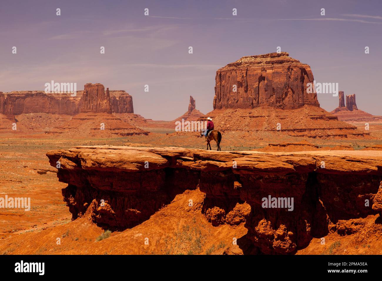 Parkstrasse, Monument Valley, Arizona, Stati Uniti Foto Stock