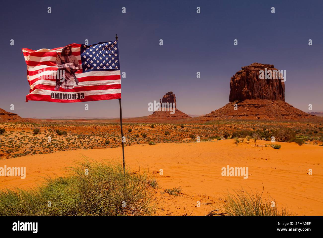 Parkstrasse, Monument Valley, Arizona, Stati Uniti Foto Stock