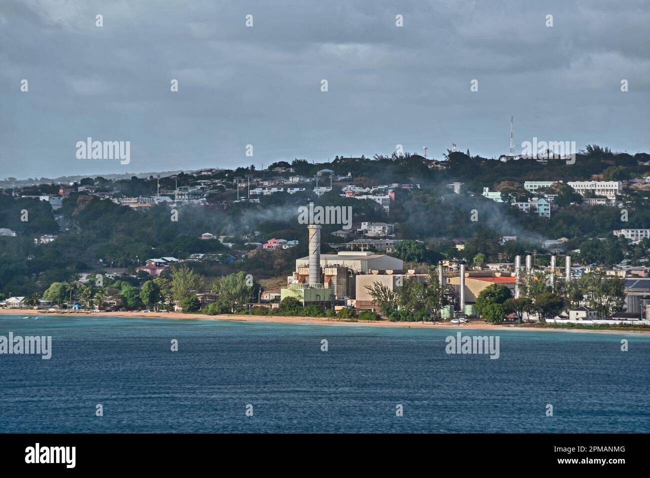 Bridgetown costa, Barbados, Caraibi Foto Stock