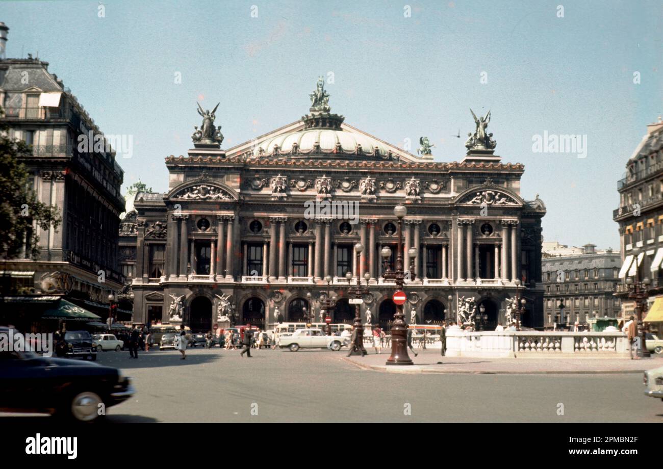 Parigi, Opera Garnier, historisches Foto // Parigi, Opera Garnier, Foto storica Foto Stock