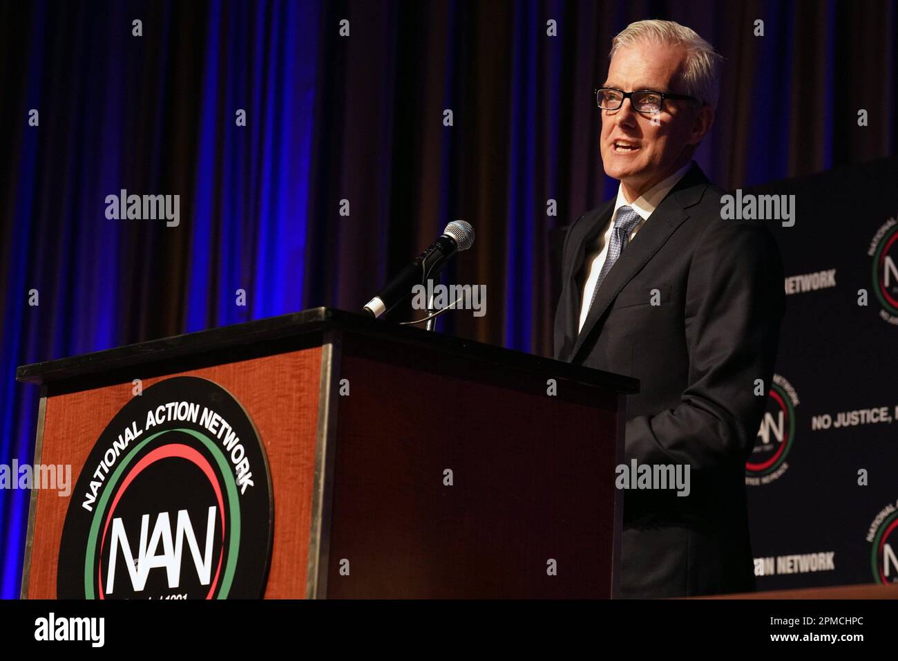 New York, NY, Stati Uniti. 12th Apr, 2023. Denis R McDonough in partecipazione al National Action Network (Nan) Convention 2023, Sheraton New York Times Square Hotel, New York, NY 12 aprile 2023. Credit: Kristin Callahan/Everett Collection/Alamy Live News Foto Stock