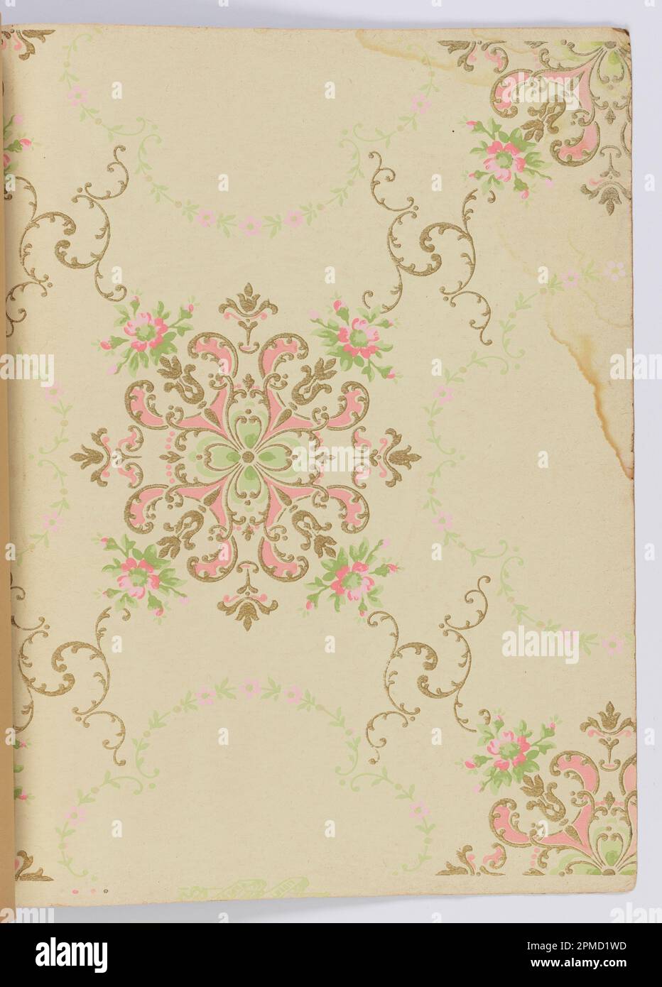 Esempio di libro, L.C. Orrell & Co., Libro N. 2; prodotto da L. C. Orrell & Co.; USA; carta stampata a macchina; 39,5 x 47,5 cm (15 9/16 x 18 11/16 poll.) Foto Stock