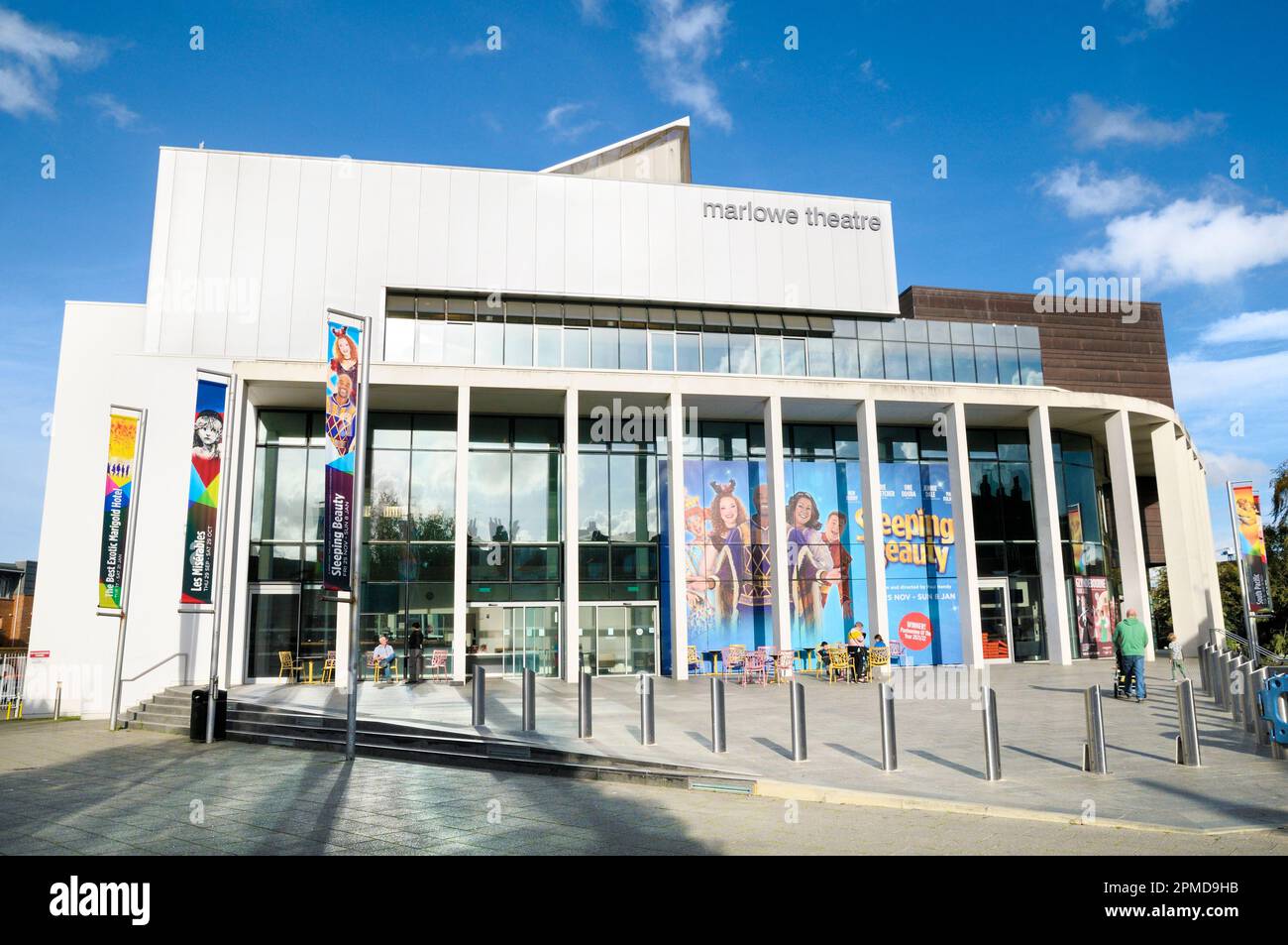Marlowe Theatre, Canterbury, Kent, Inghilterra, Regno Unito. Architetto: Keith Williams. Foto Stock