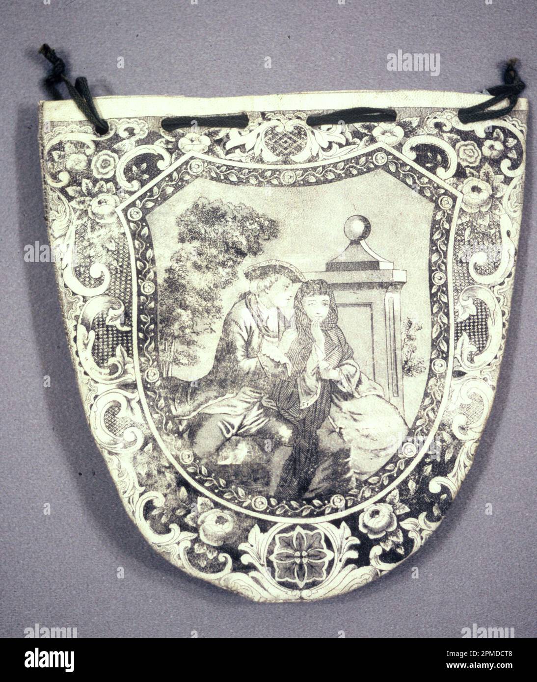 Astuccio per tabacco (Germania); pelle Foto Stock