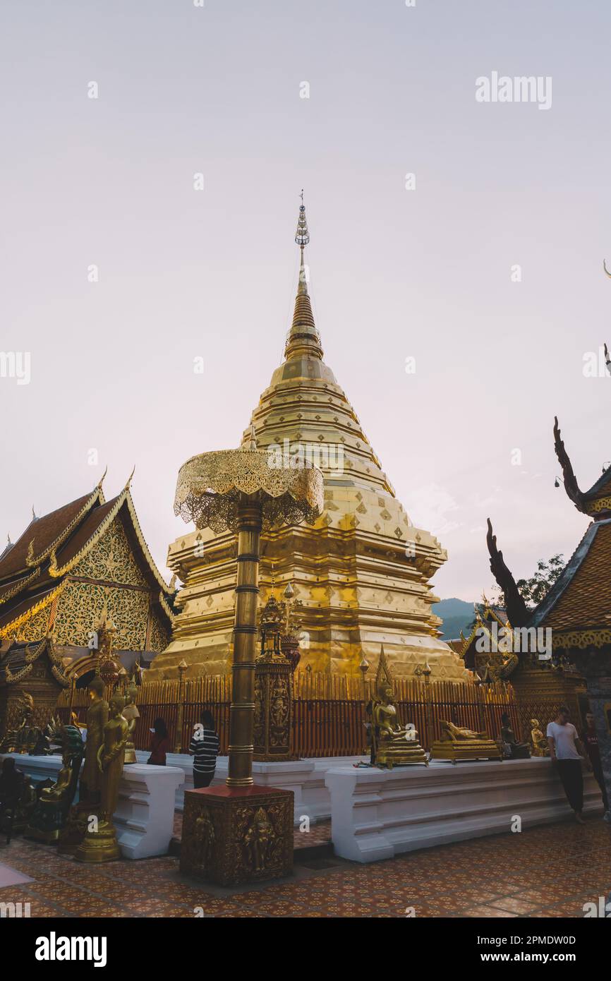 tempio di doi suthep, chiang mai, thailandia. Foto Stock