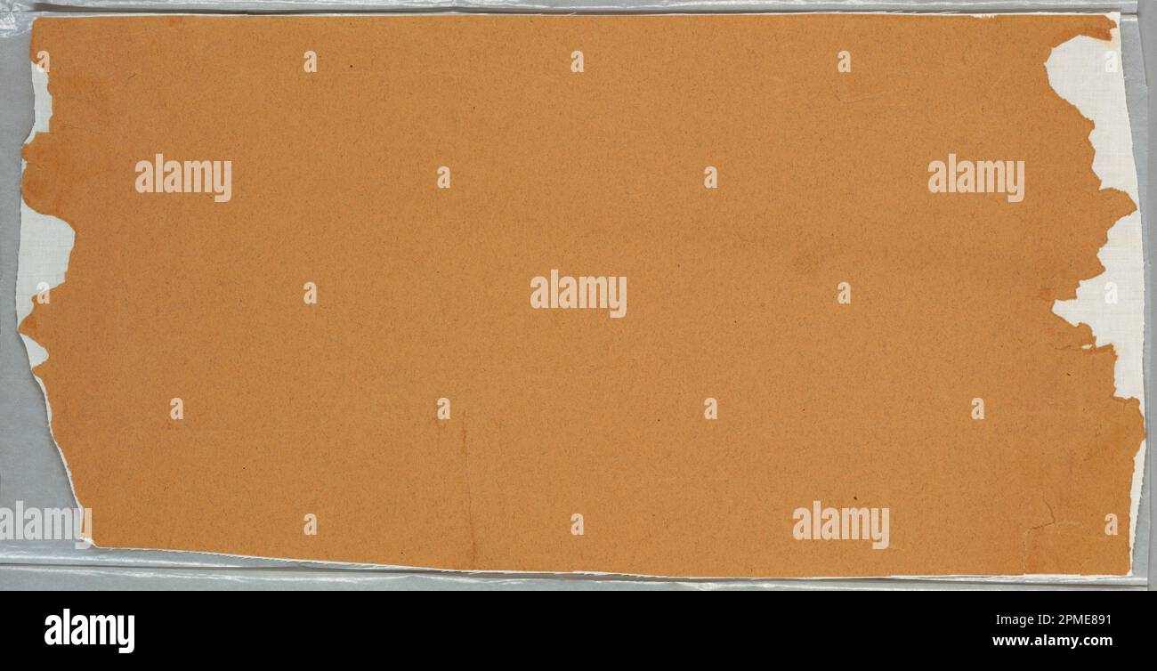 Parete laterale (USA); carta da pioggia; 56,5 x 28,5 cm (22 1/4 x 11 1/4 pollici) Foto Stock