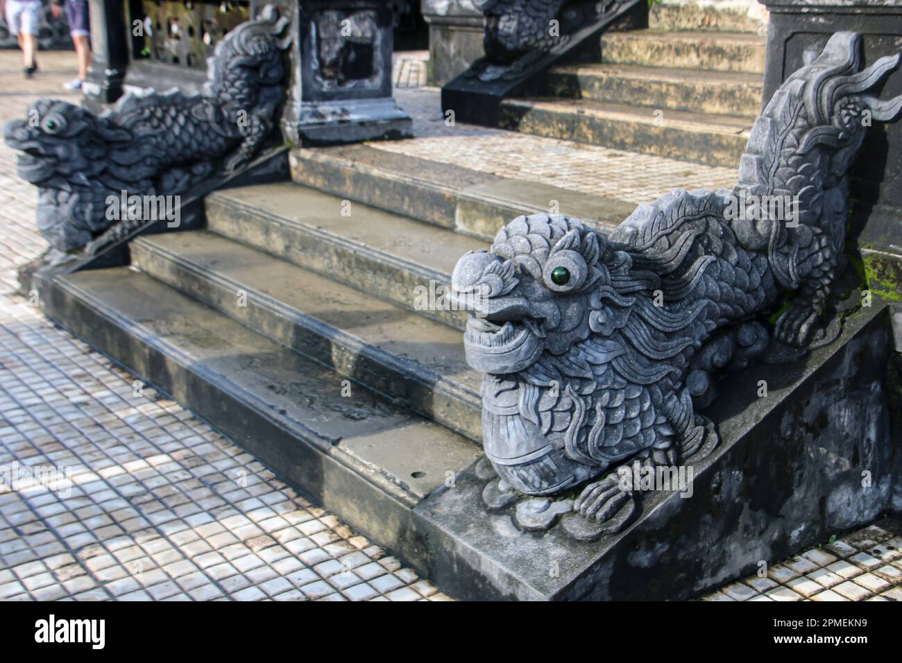 TU Duc tomba nella città di Hue, Vietnam Foto Stock