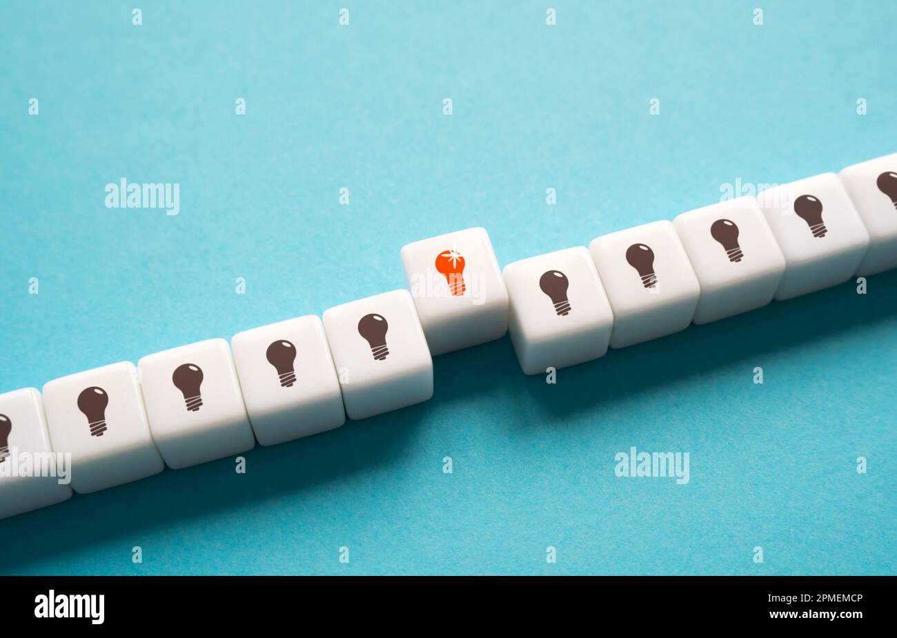 L'idea migliore. Ingegnosità e creatività. Prima di tutto. Reazione rapida. Decisione giusta. pianificazione a distanza. Realizzare un profitto, usarlo a vostro vantaggio. Scelta Foto Stock