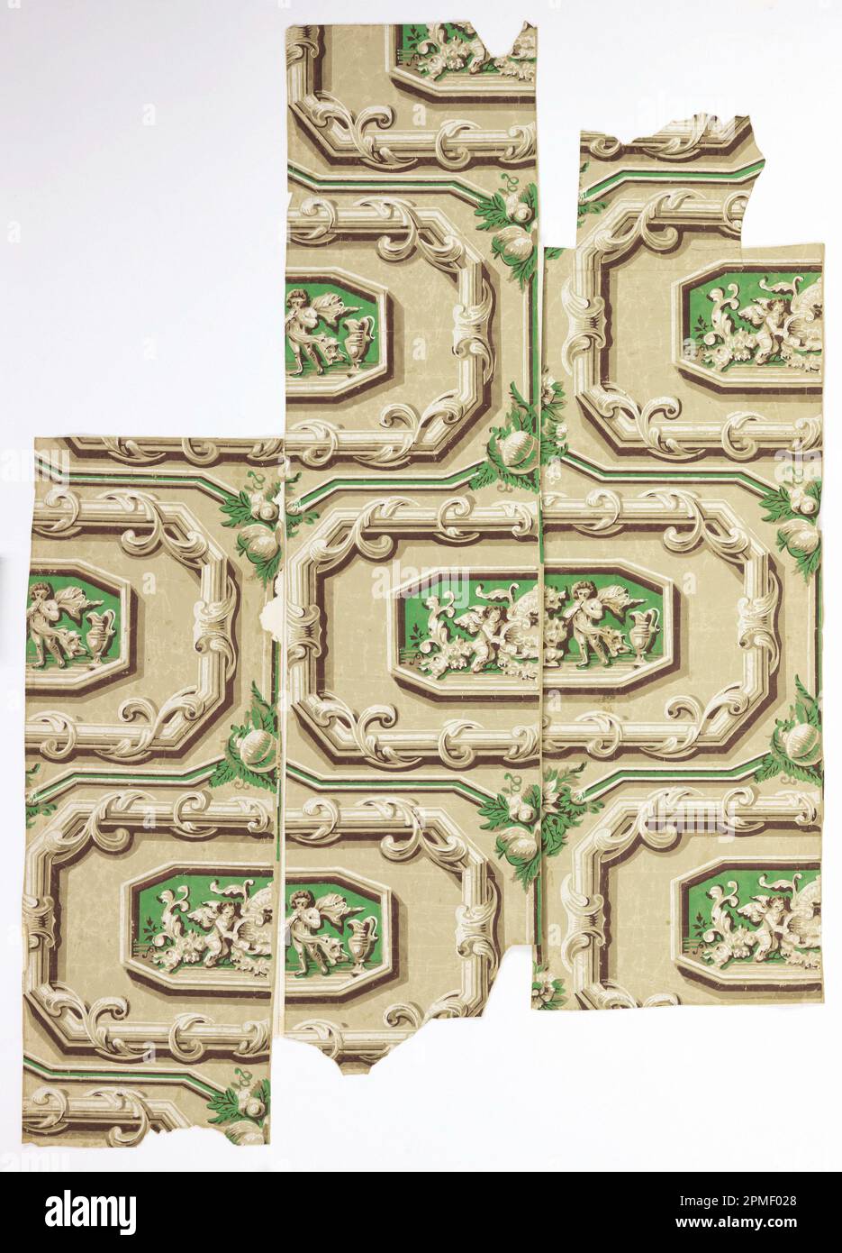 Parete laterale (Francia); colori del distanziatore; 86 x 62,5 cm (33 7/8 x 24 5/8 pollici) Foto Stock