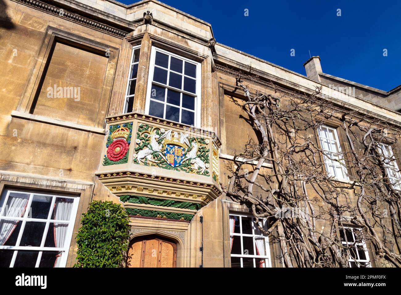 Master's Lodge, First Court of Christ's College, University of Cambridge, Cambridge, Regno Unito Foto Stock