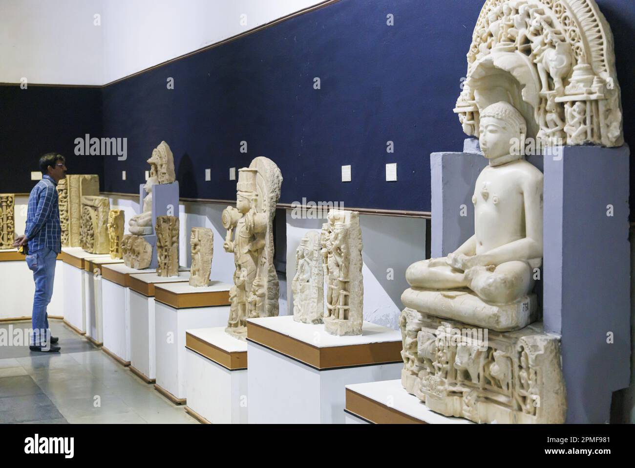 India, Gujarat, Bhuj, museo di Kutch Foto Stock