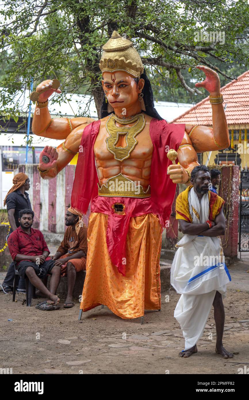 India, Kerala, Seematti, Thaipusam festival indù Foto Stock