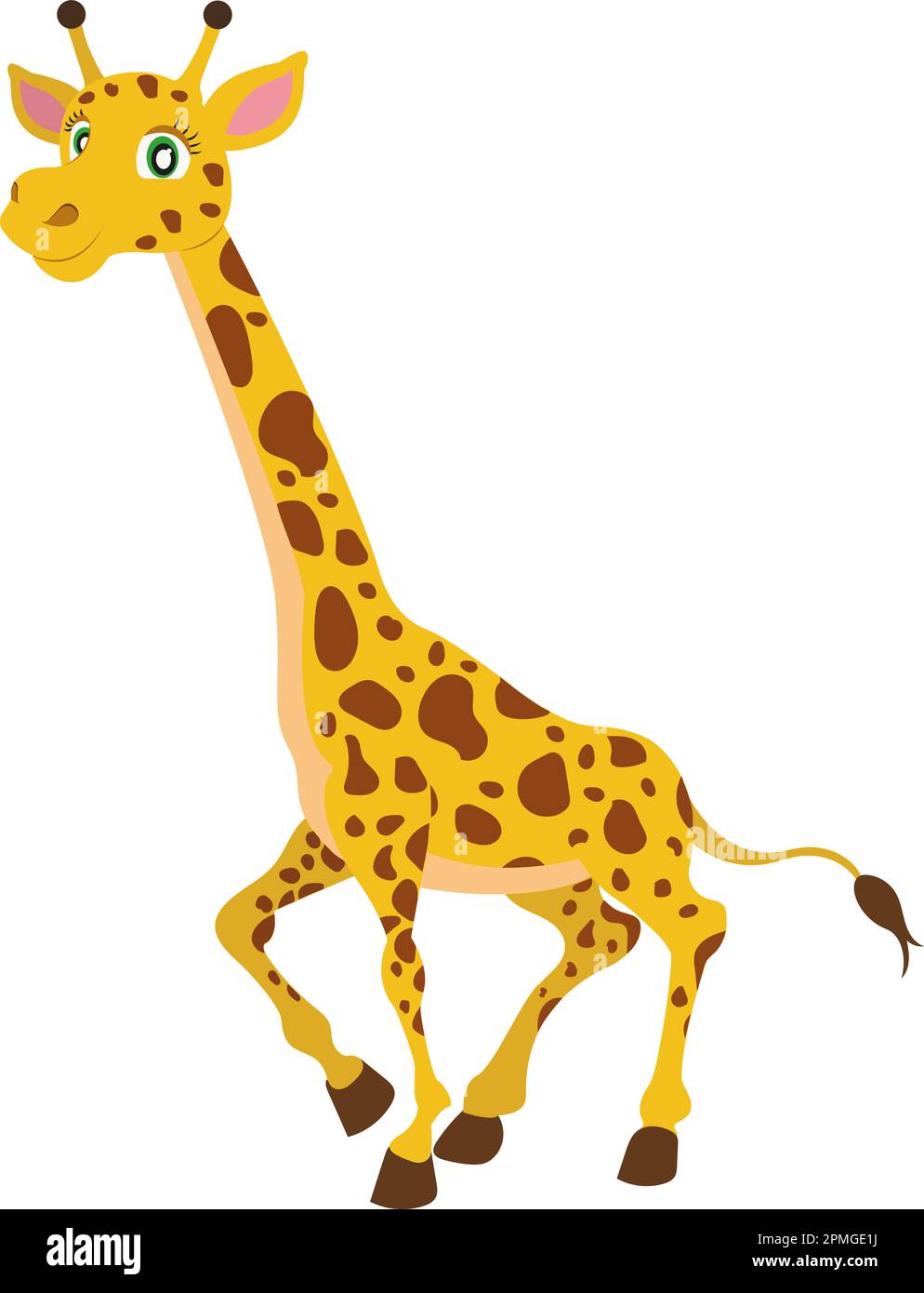 Clipart Vector Giraffe Illustrazione Vettoriale