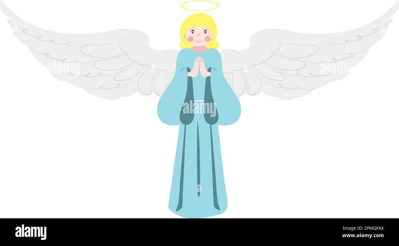 Clipart vettore Santo Angelo Illustrazione Vettoriale